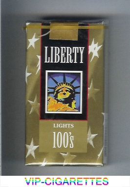 Liberty Lights 100s cigarettes soft box