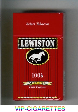 Lewiston Special Full Flavor 100s cigarettes hard box