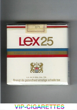 Lex 25 cigarettes soft box