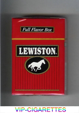 Lewiston Full Flavor Box cigarettes hard box