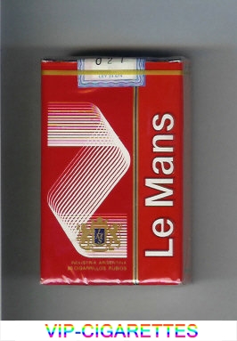 Le Mans red Cigarettes soft box