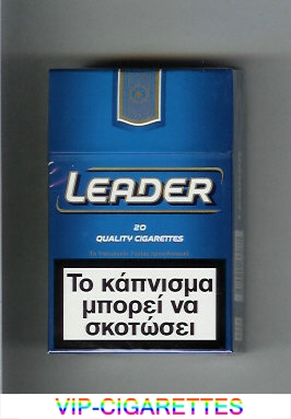 Leader blue Cigarettes hard box