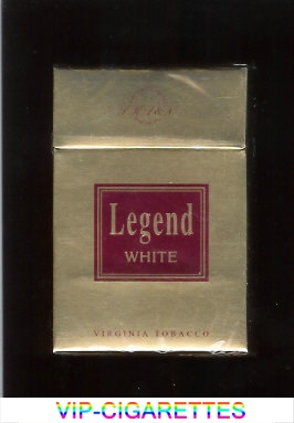Legend White cigarettes hard box