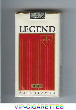 Legend Full Flavor 100s cigarettes soft box