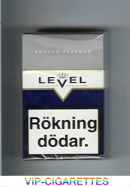 Level Smooth Flavour cigarettes hard box