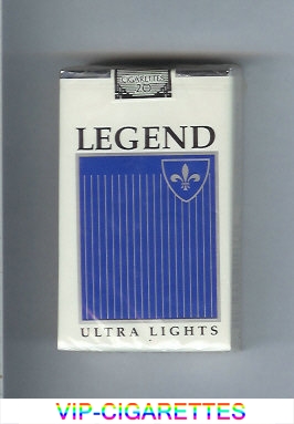 Legend Ultra Lights cigarettes soft box