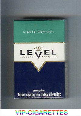 Level Lights Menthol cigarettes hard box