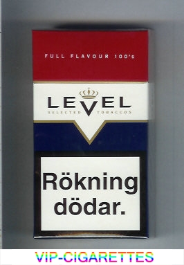 Level Full Flavour 100s cigarettes hard box