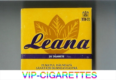 Leana cigarettes wide flat hard box