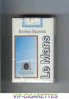 Le Mans Extra Suaves Cigarettes soft box