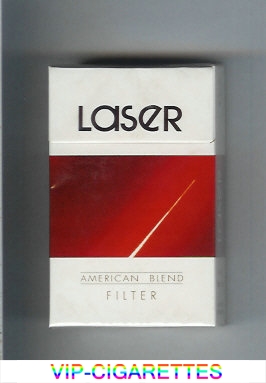 Laser American Blend Filter Cigarettes hard box