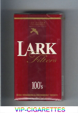 Lark Filters 100s red Cigarettes soft box