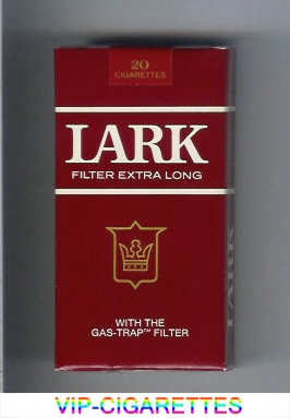 Lark Filter Extra Long With the Gas-Trap Filter red Cigarettes soft box