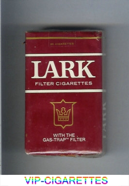 Lark Filter Cigarettes With the Gas-Trap Filter red soft box