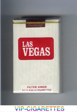 Las Vegas white and red Cigarettes soft box