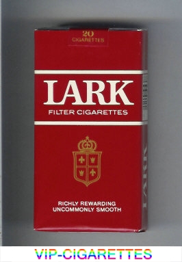 Lark Filter Cigarettes 100s Richly Rewarding red soft box