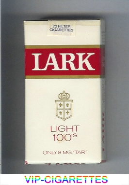 Lark Light 100s white and red soft box Cigarettes