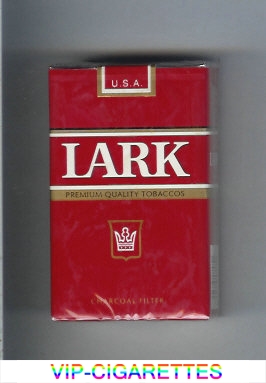 Lark Premium Quality Tobaccos Charcoal Filter red cigarettes soft box