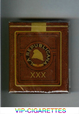 La Republicana XXX cigarettes soft box