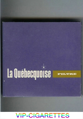 La Quebecguoise cigarettes wide flat hard box