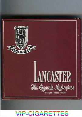 Lancaster cigarettes wide flat hard box