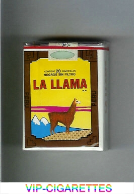 La Llama cigarettes soft box