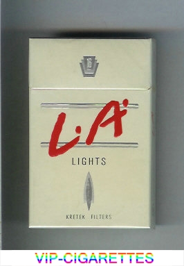 LA Lights 90s Cigarettes hard box