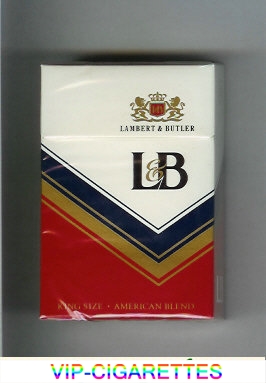 L&B Lambert and Butler cigarettes hard box