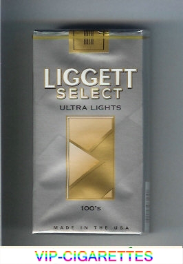 Liggett Select Ultra Lights 100s cigarettes soft box