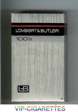 L&B Lambert and Butler 100s cigarettes hard box