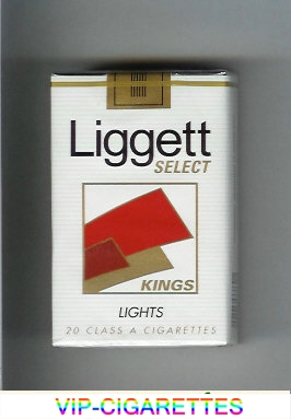 Liggett Select Kings Lights cigarettes soft box