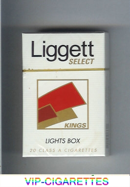 Liggett Select Kings Lights Box cigarettes hard box