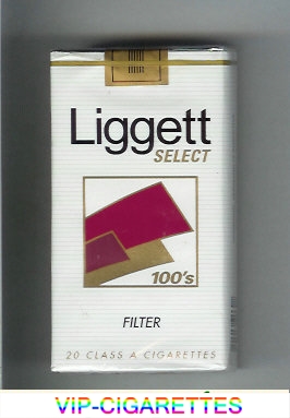 Liggett Select 100s Filter cigarettes soft box