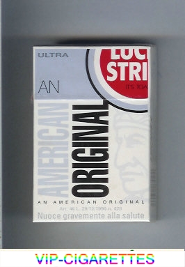 Lucky Strike Ultra An American Original cigarettes hard box