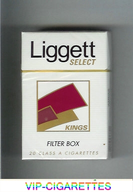 Liggett Select Kings Filter Box cigarettes hard box