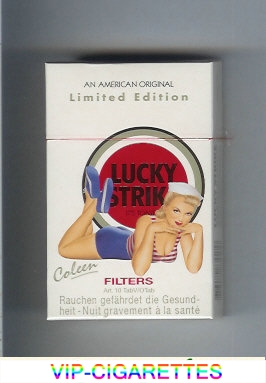 Lucky Strike Filter Coleen cigarettes hard box