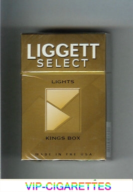 Liggett Select Lights Kings Box cigarettes hard box