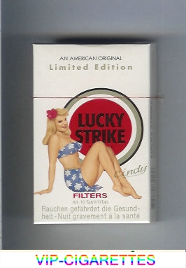 Lucky Strike Filter Cindy cigarettes hard box