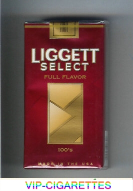 Liggett Select Full Flavor 100s cigarettes soft box