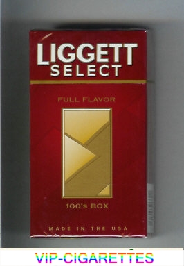 Liggett Select Full Flavor 100s cigarettes hard box