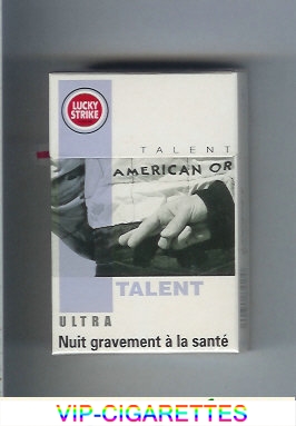 Lucky Strike Ultra Talent cigarettes hard box