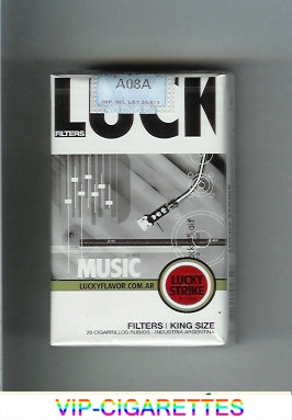 Lucky Strike Filters Music cigarettes soft box