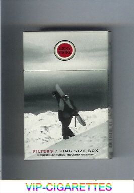 Lucky Strike cigarettes Snowpacks hard box