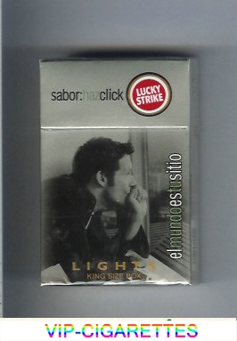 Lucky Strike Sabor Haz Chick Lights cigarettes hard box