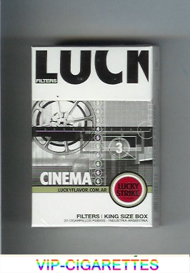 Lucky Strike Filters Cinema cigarettes hard box