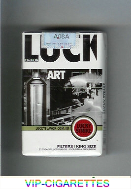 Lucky Strike Filters Art cigarettes soft box