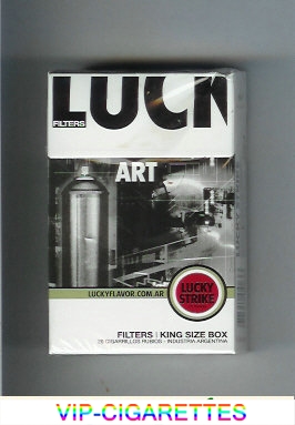 Lucky Strike Filters Art cigarettes hard box