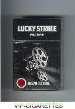 Lucky Strike Filters 13 Urban Culture cigarettes hard box