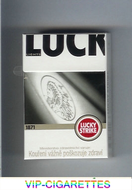 Lucky Strike 1871 Lights cigarettes hard box