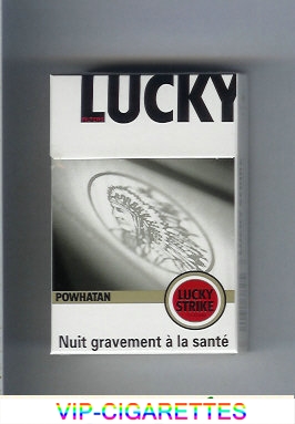 Lucky Strike Powhatan Filters cigarettes hard box